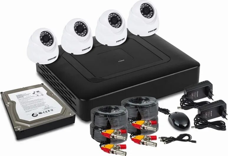 Комплект видеонаблюдения на 4 камеры для дома. Система видеонаблюдения – «PROCONNECT 45- 0416»-. Проконнект комплект видеонаблюдения. PROCONNECT 45-0413. Rexant видеонаблюдение комплект.