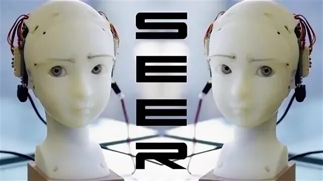 Simulative. Seer Robot. Робот мимика со звуком. Robot expression.