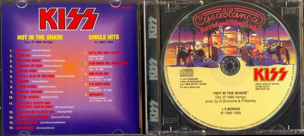 Cd maximum. Kiss - альбомы hot in the shade 1989. kiss cd maximum. kiss &quot;hot in the shade&quot;. kiss 1989 - hot in the shade single hits.