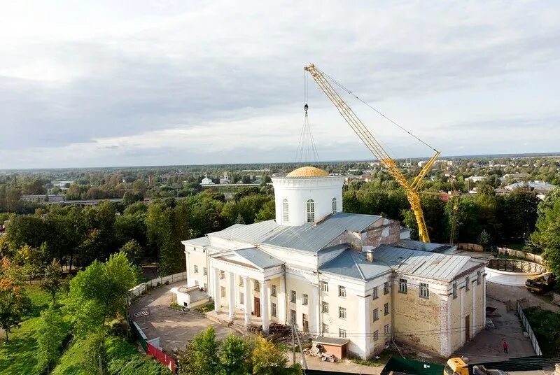 Православный великий новгород. Троицкий храм Боровичи.