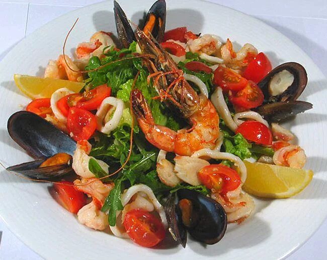 Seafood Salad Recipe Shrimp Salad Recipe Crab Salad #salad #shrimp #crab #seafoo