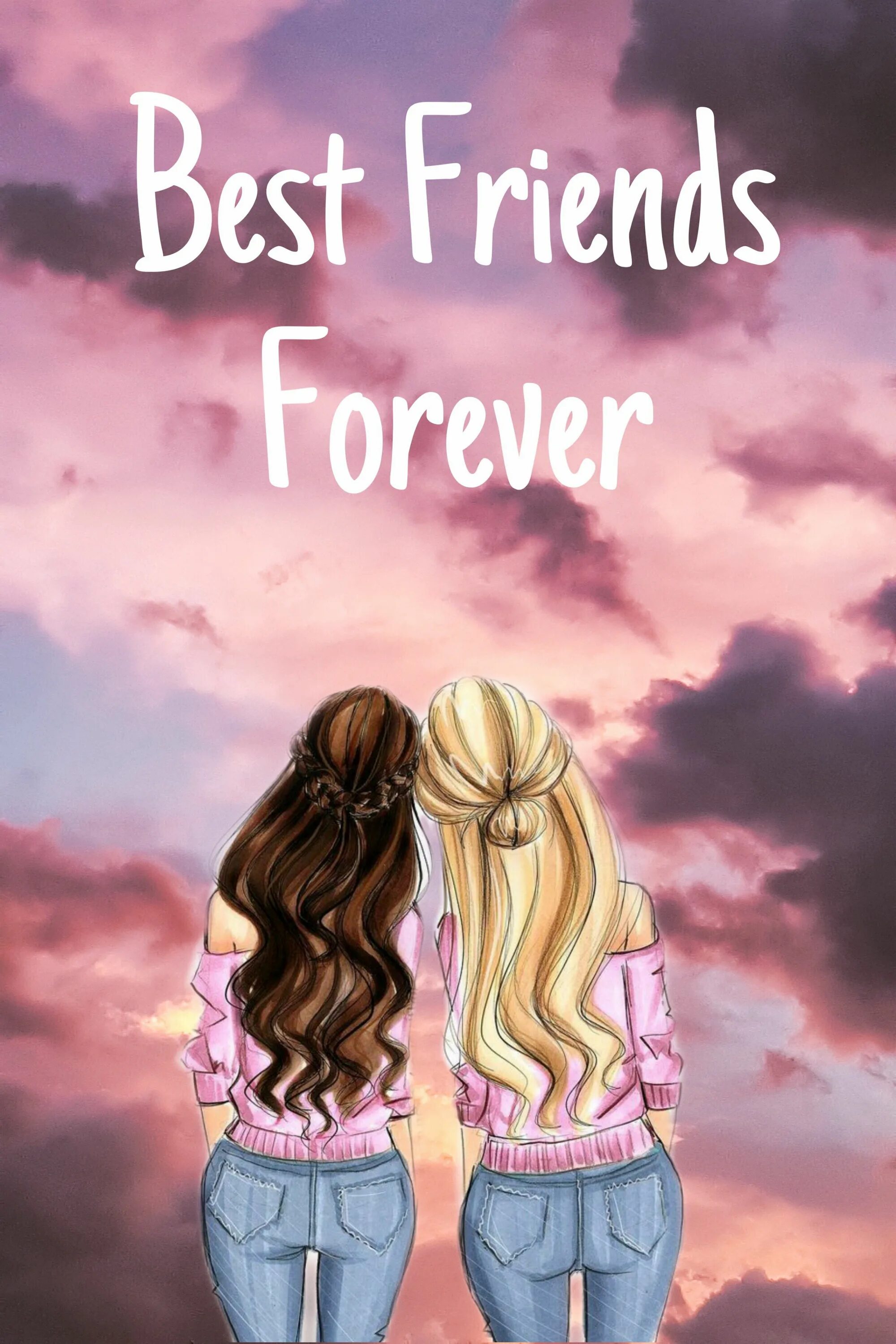 Best friends pictures. Обои на телефон для подруг. Парные обои для подружек. Подруги картинки. Бест френдс Форевер.