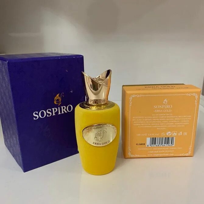 Erba pura описание. Духи Sospiro erba Gold 100ml. Sospiro erba Gold Unisex EDP 100ml. Sospiro erba Gold Perfumes 100 ml. Sospiro erba Gold EDP тестер унисекс.