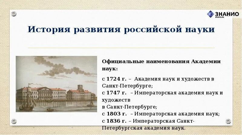 История становления российской