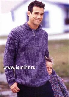 Реглан спицами сверху мужской свитер мастер класс