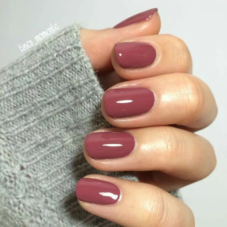 Маникюр осень однотонные цвета новинки Who said you need to head to the salon for a pro-level gel manicure in 2024 Eme
