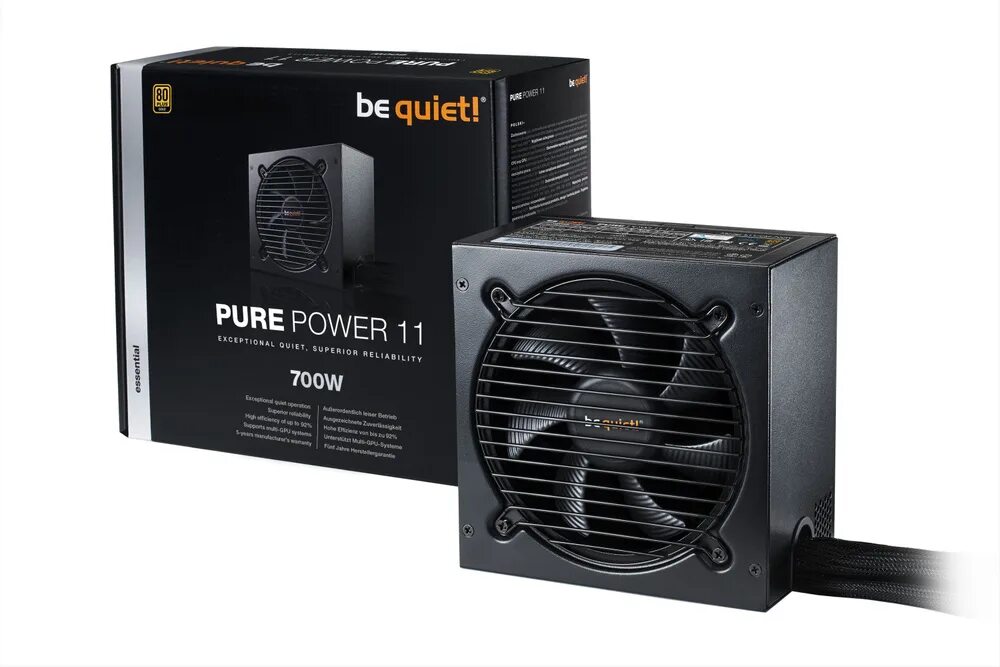 Подключение блока питания be quiet Блок питания be quiet! PURE POWER 11 400W / ATX 2.4, Active PFC, 80PLUS GOLD, 12
