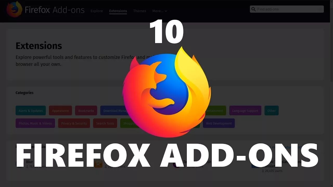 Add firefox. Firefox Addons.