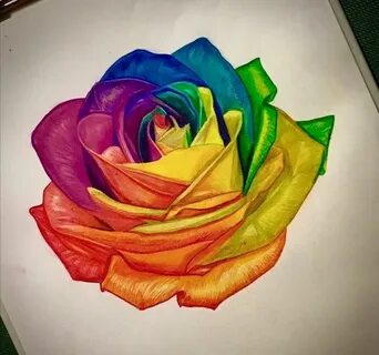 Розы сделать цветными