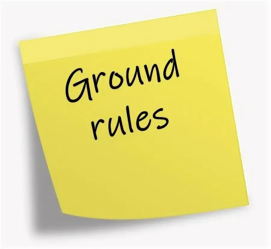 Rule de. Ground rules. rules.