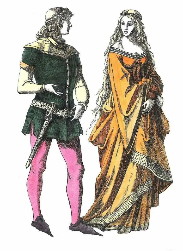 Романский период средневековья одежда. Бургундская мода Франции XV века. Мода средневековья романский стиль. Романский стиль в одежде средневековья. Средневековые готические костюмы