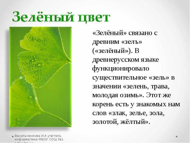 Значения оттенков зеленого. Происхождение зеленого цвета. Характеристика зеленого цвета. История возникновения зеленого цвета. Зеленый цвет для презентации.