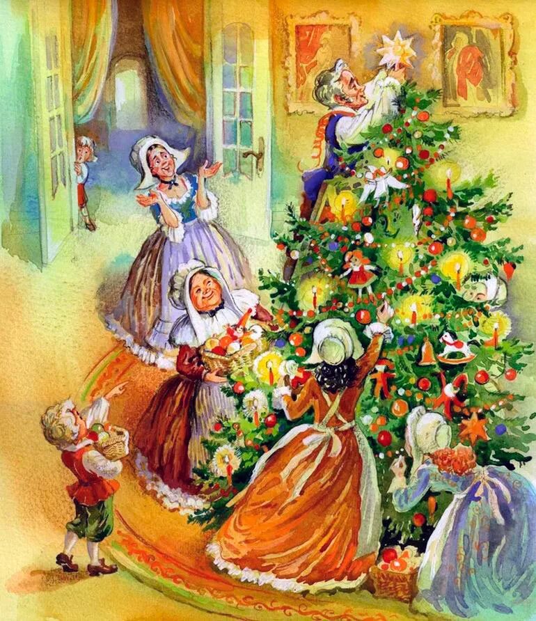 Новогодние сказки советские. Зощенко м. Елке быть сказка. Сказочный новогодний лес. Ганс андерсен елка.