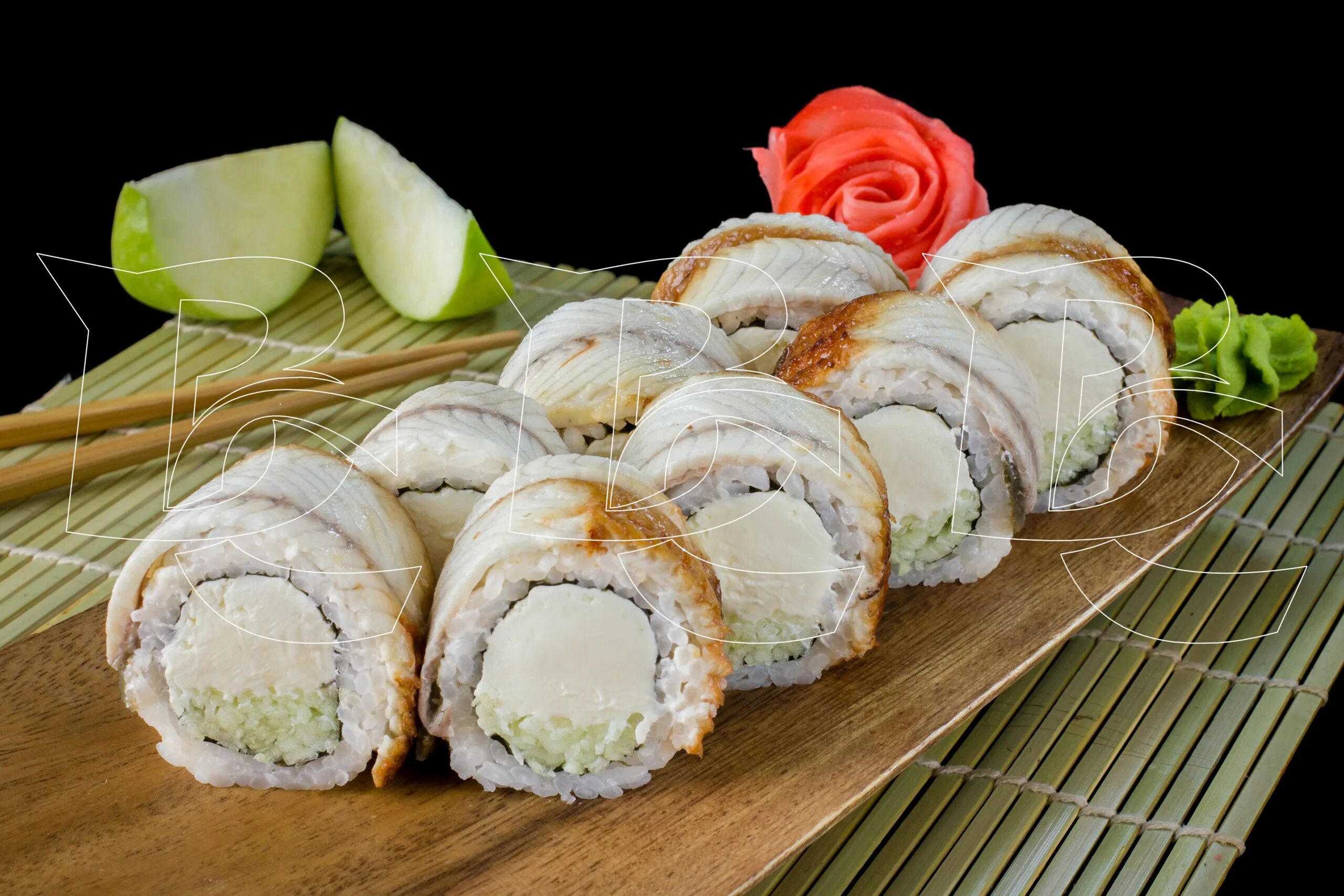 Суши яблоки. Суши яблоки. Ролл филадельфия лайт. Роллы ойси цезарь филадельфия. Роллы с яблоком.