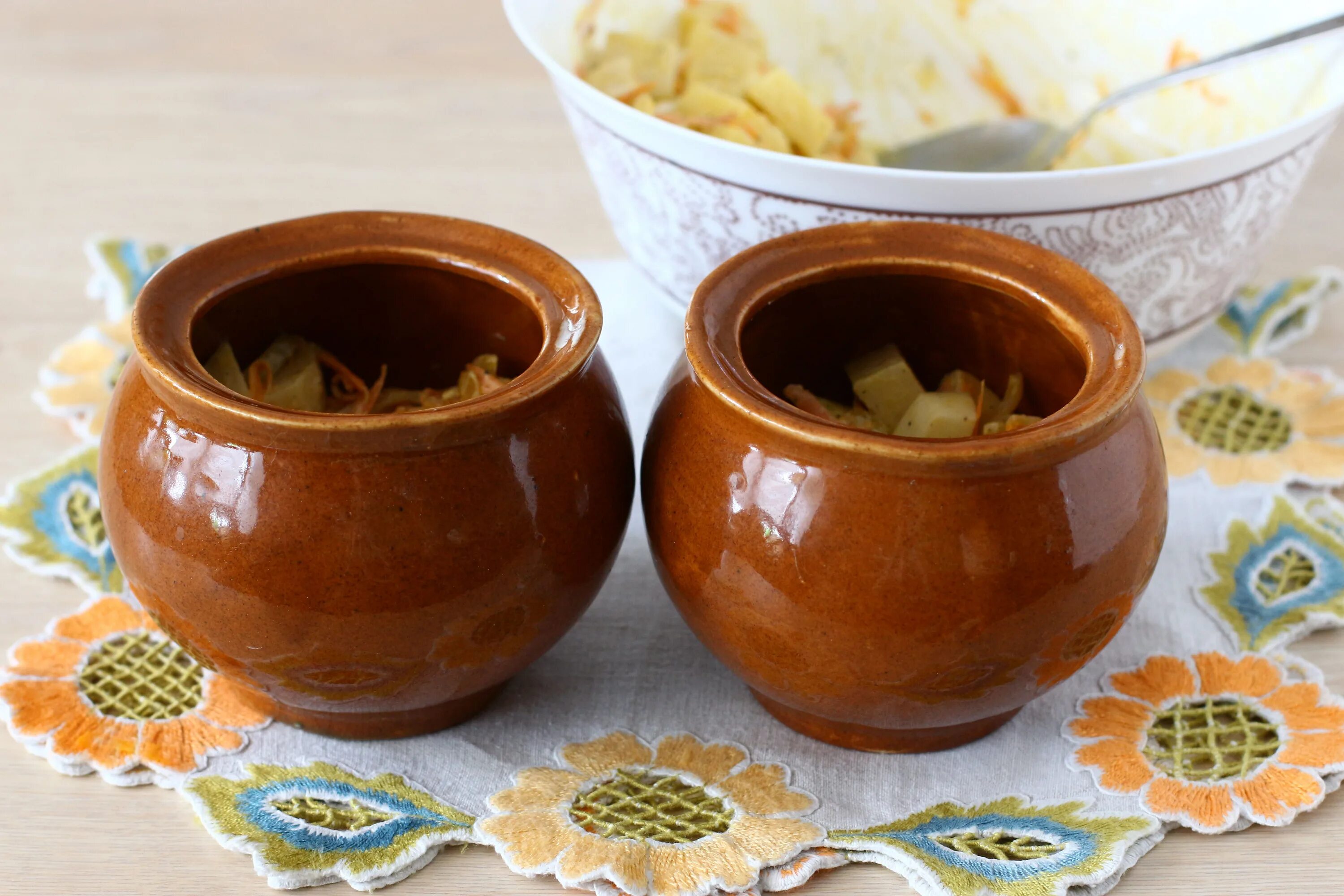 сварить в горшочках духовке