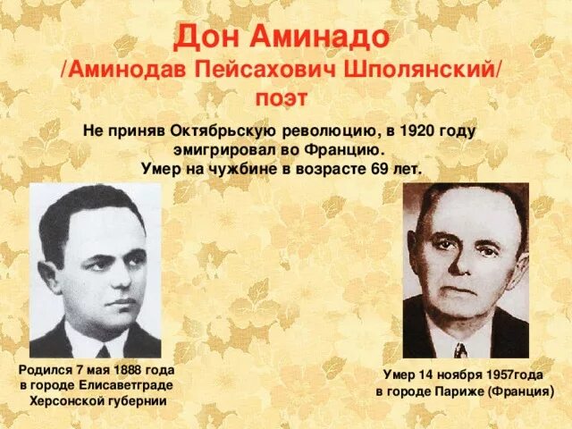 Дон поэзия. Дон-Аминадо (1888-1957). Поэт Дон-Аминадо. Дон Аминадо Шполянский. Дон Аминадо в эмиграции.