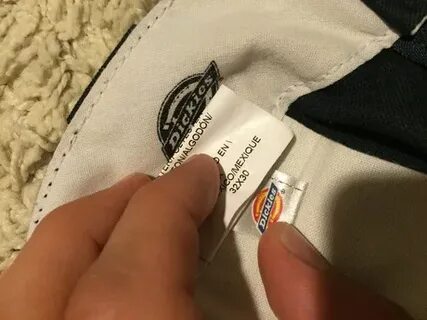 Dickies бирки