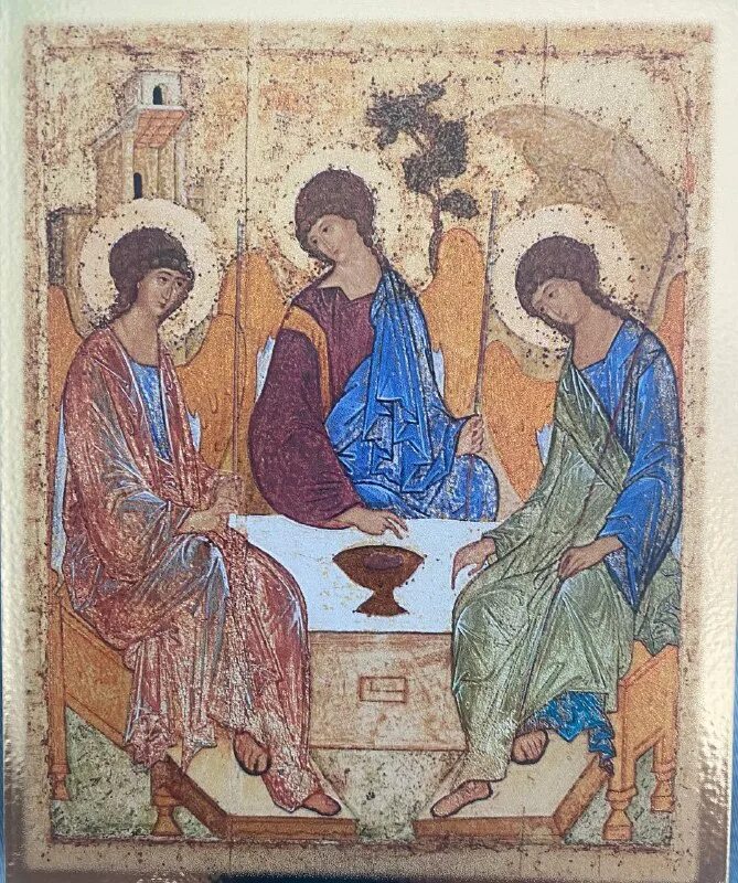 Икона троица икона андрея рублева. Троица написана андреем рублевым. Ан6ализикона троица андрея рублева. Икона троица андрея рублева. Икона святая троица андрея рублева.