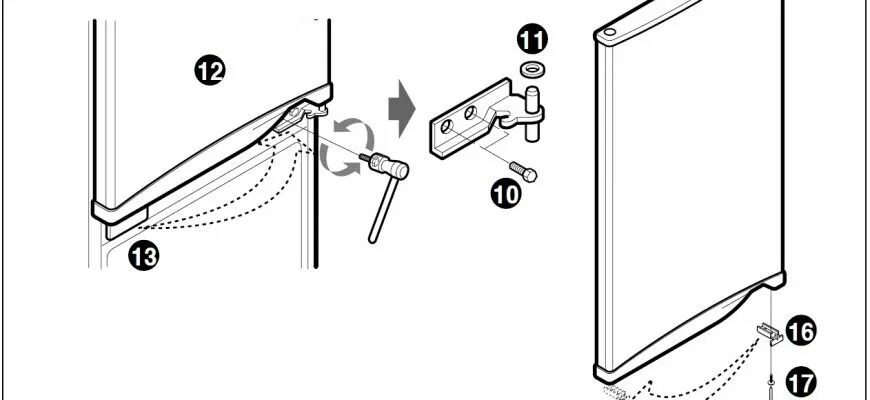 Как отрегулировать дверь холодильника. Холодильник Электролюкс двухкамерный перевесить дверь. Холодильник Индезит двухкамерный регулировка двери. Холодильник Электролюкс двухкамерный перевесить дверь холодильника. Перевешивание дверей холодильника Бирюса 380nf.