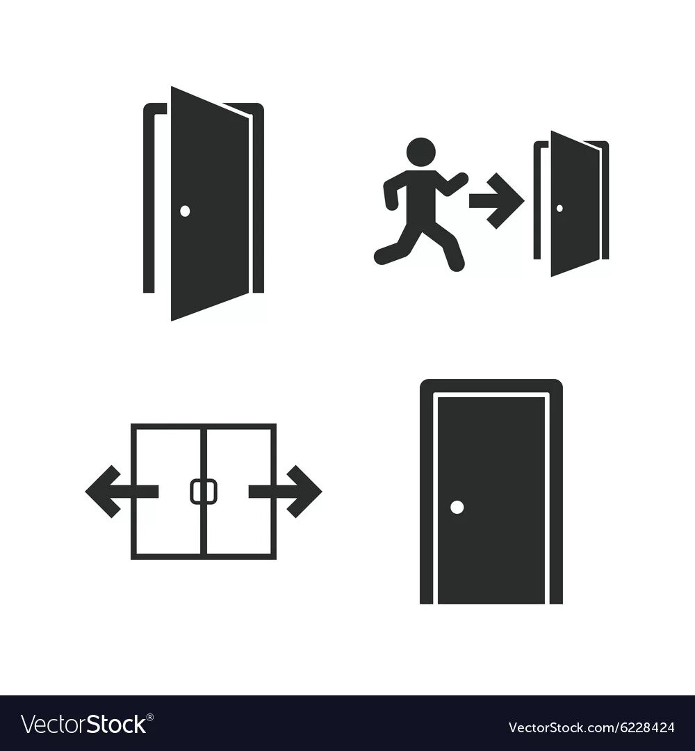Пиктограмма дверь. Дверь вектор. Дверь схематично. Символ открывания дверей.