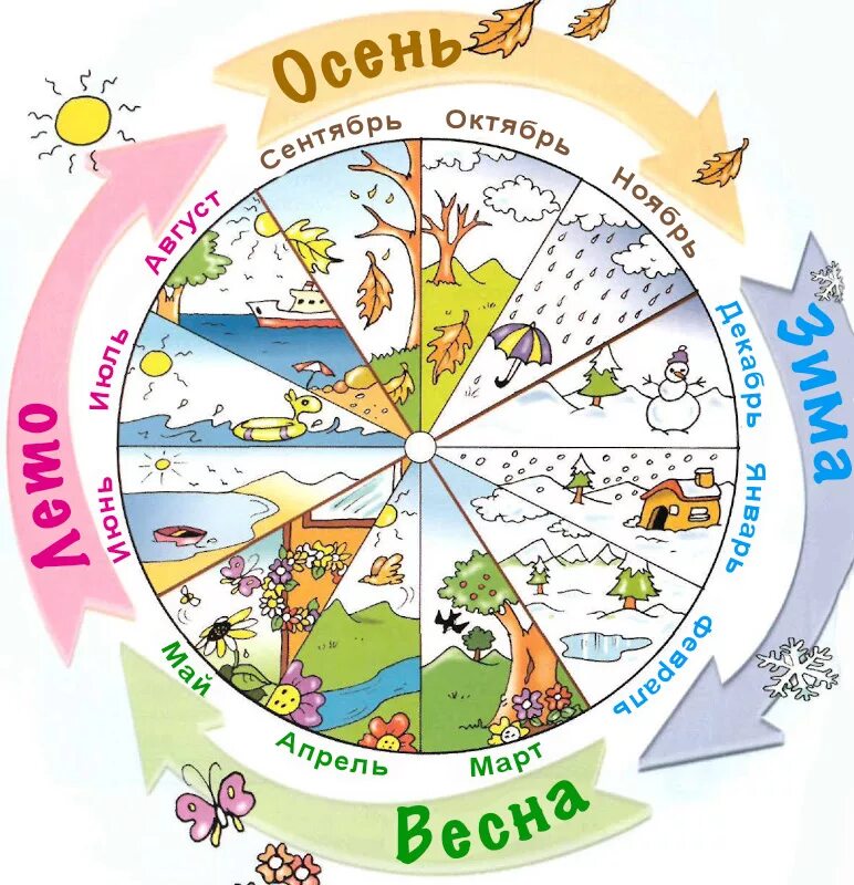 Времена года и месяца. Год и месяцы. Календарь времена года для детей. Месяц ребенку