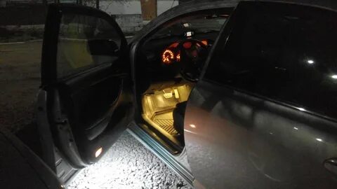 Подсветка салона авенсис
