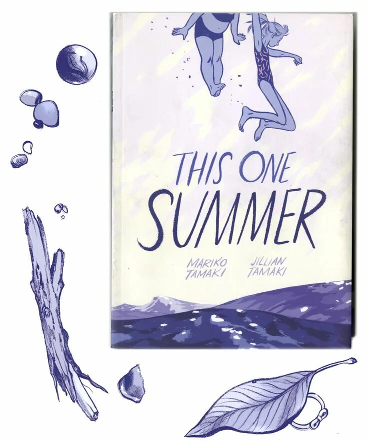 This one summer. This one Summer книга. This one Summer Марико Тамаки книга. A Memoir Blue Постер.