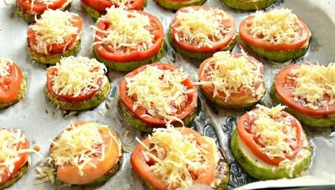 Кабачки колечками с сыром