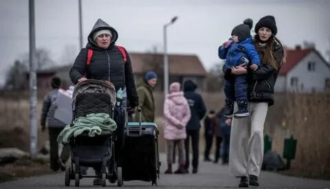 Украинские беженки