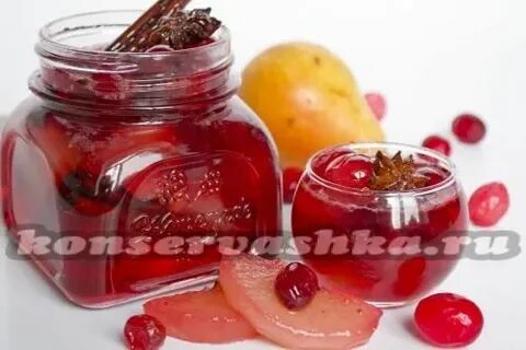 Варенье из клюквы с апельсином
