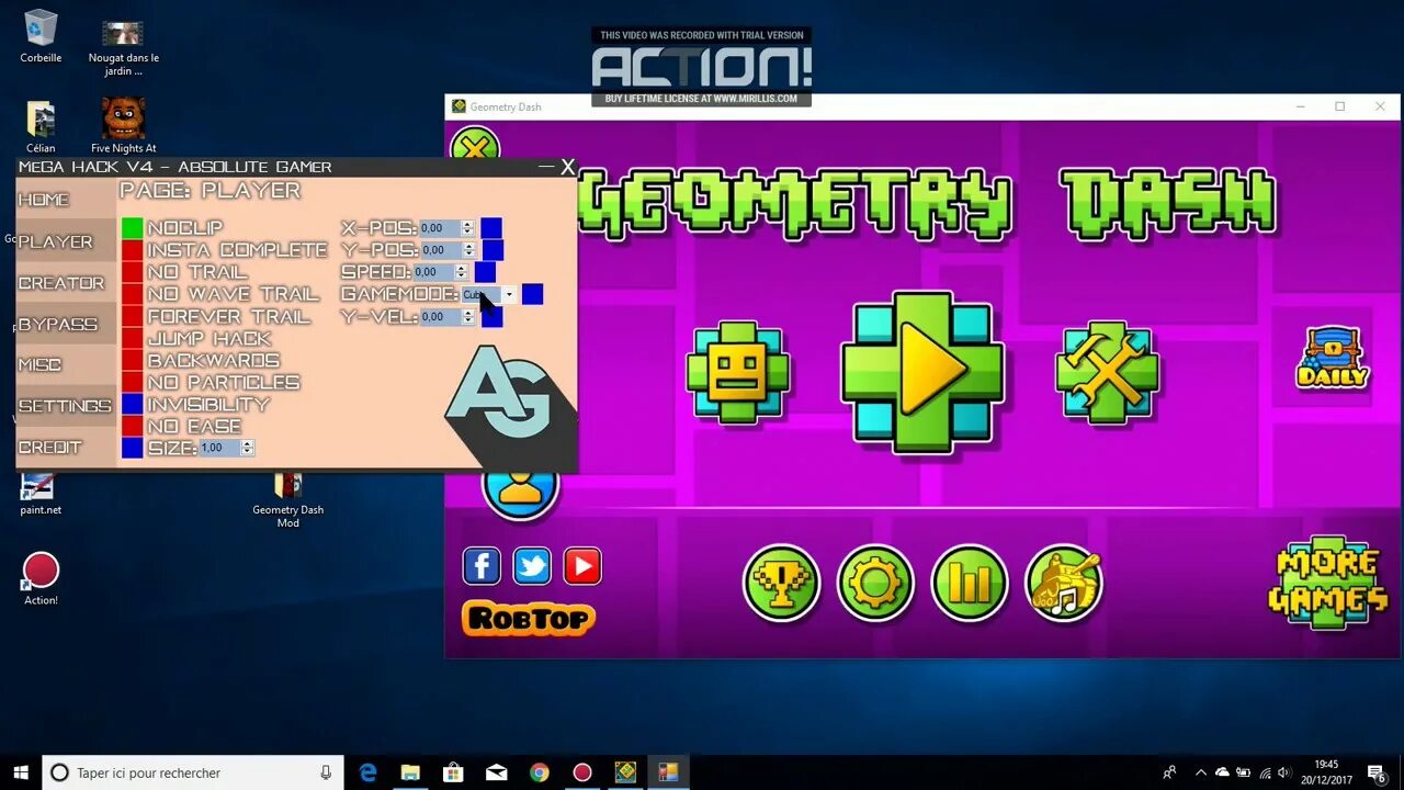 Геометрия даш 2 2 пк. Dash Geometry Dash 2.2. Geometry Dash Mod меню. Меню геометрия Даш. Geometry Dash главное меню.