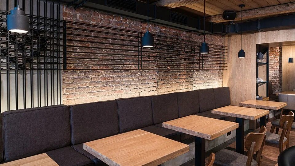 Кафе в стиле лофт фото Кафе в стиле лофт. on Behance Cafe design, Cafe restaurant, Restaurant bar