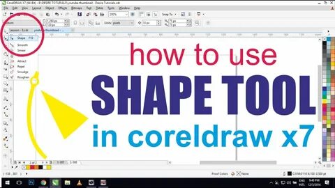 Shape tool