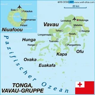 Карта тонги