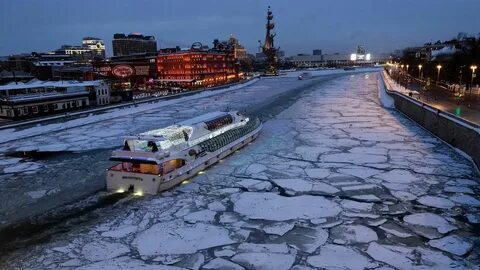 Лед на москве реке