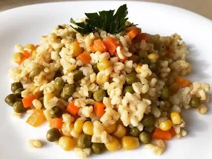 Сколько калорий в булгур с овощами