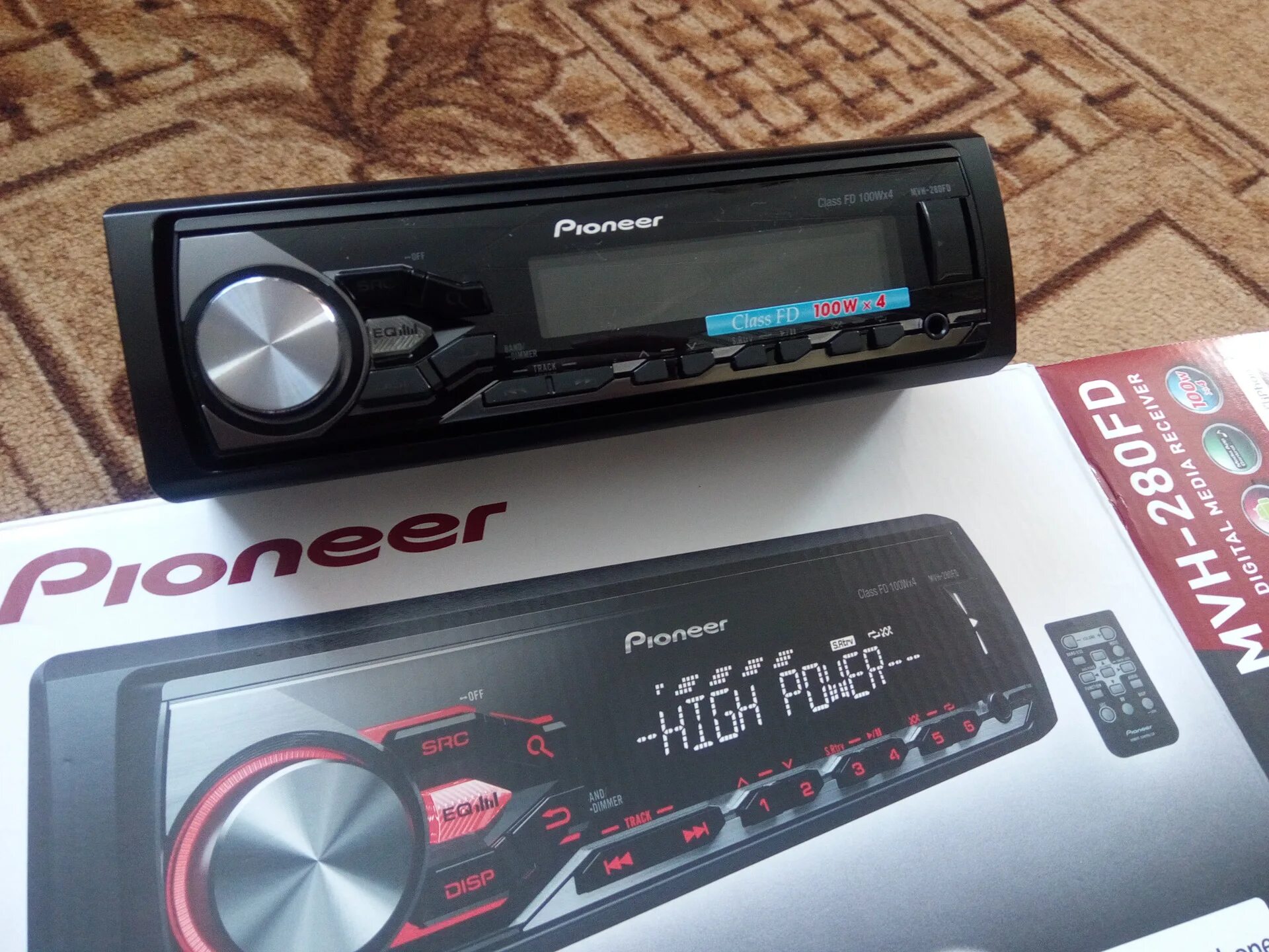 Pioneer MVH-280fd. Пионер MVH 280fd. MVH-280fd. Автомагнитола Pioneer MVH-280fd. Пионер купить ростов