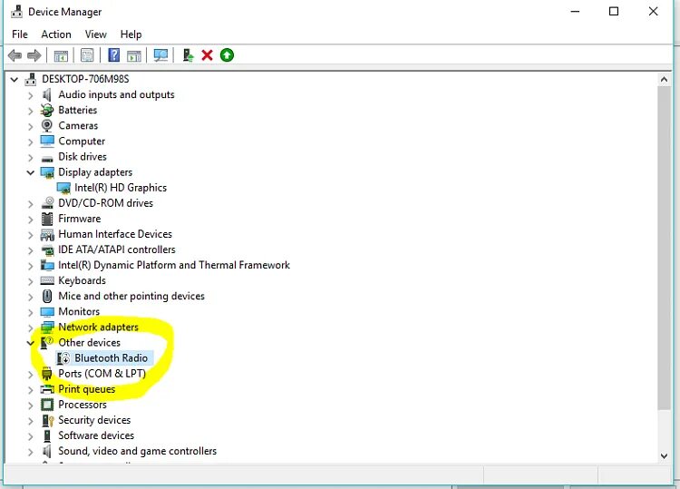 Generic bluetooth radio драйвер для windows 10. Pix device manager. where is bluetooth in device manager.
