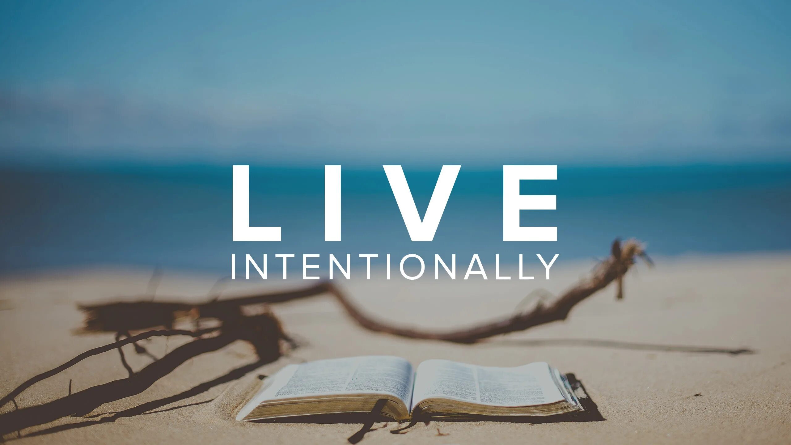 Live each. Intention. Intentionally. Hey with the intention of.