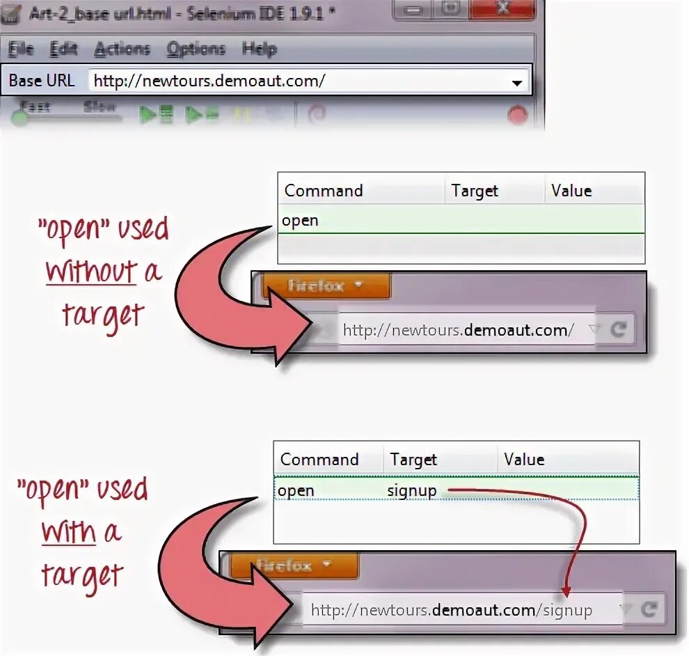 Selenium url. Selenium ide. как выглядит baseurl. baseurl что обозначает. pinchsdk baseurl:.