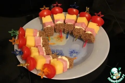 Канапе на детский день рождения рецепты