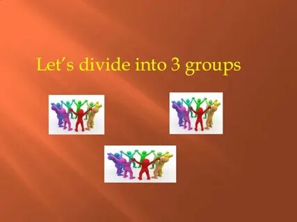 Dividing into groups