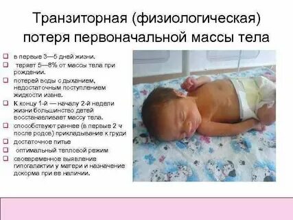 Сколько теряет новорожденный в весе после родов