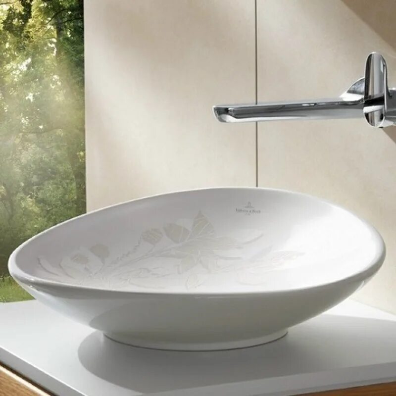 Раковина накладная Villeroy&Boch my nature 411045r1. Раковина накладная Villeroy Boch. Раковина 45 см Villeroy & Boch my nature 411045. Раковина Villeroy Boch 120.