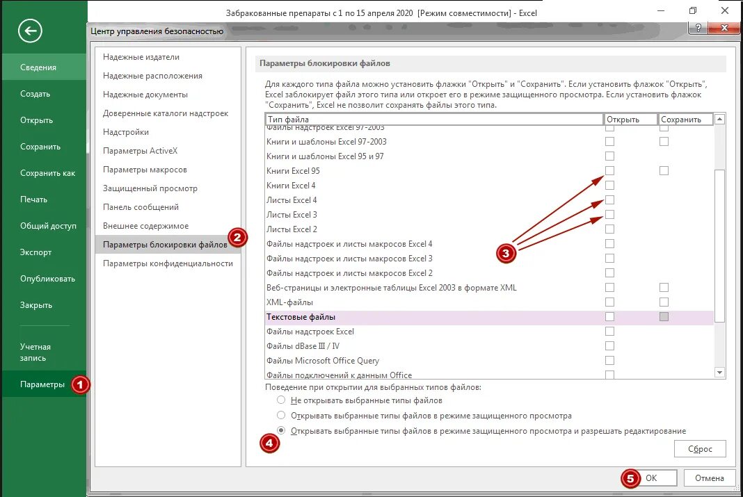 Excel параметры защищенного просмотра. Параметры блокировки файлов excel. Режим просмотра в эксель. Эксель защищенный режим.