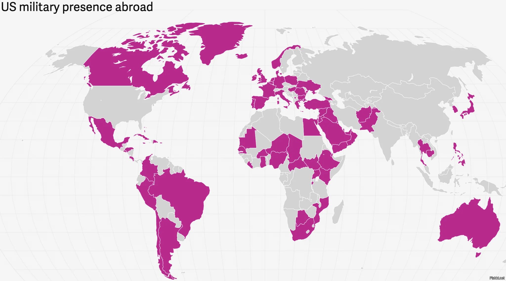 Карта военных баз США В мире. Военные базы США В мире на карте 2022. Военное присутствие США В мире карта.