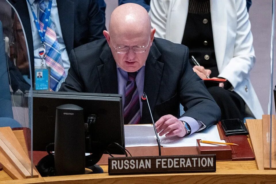 Оон небензя сегодня. Представитель России в ООН.
