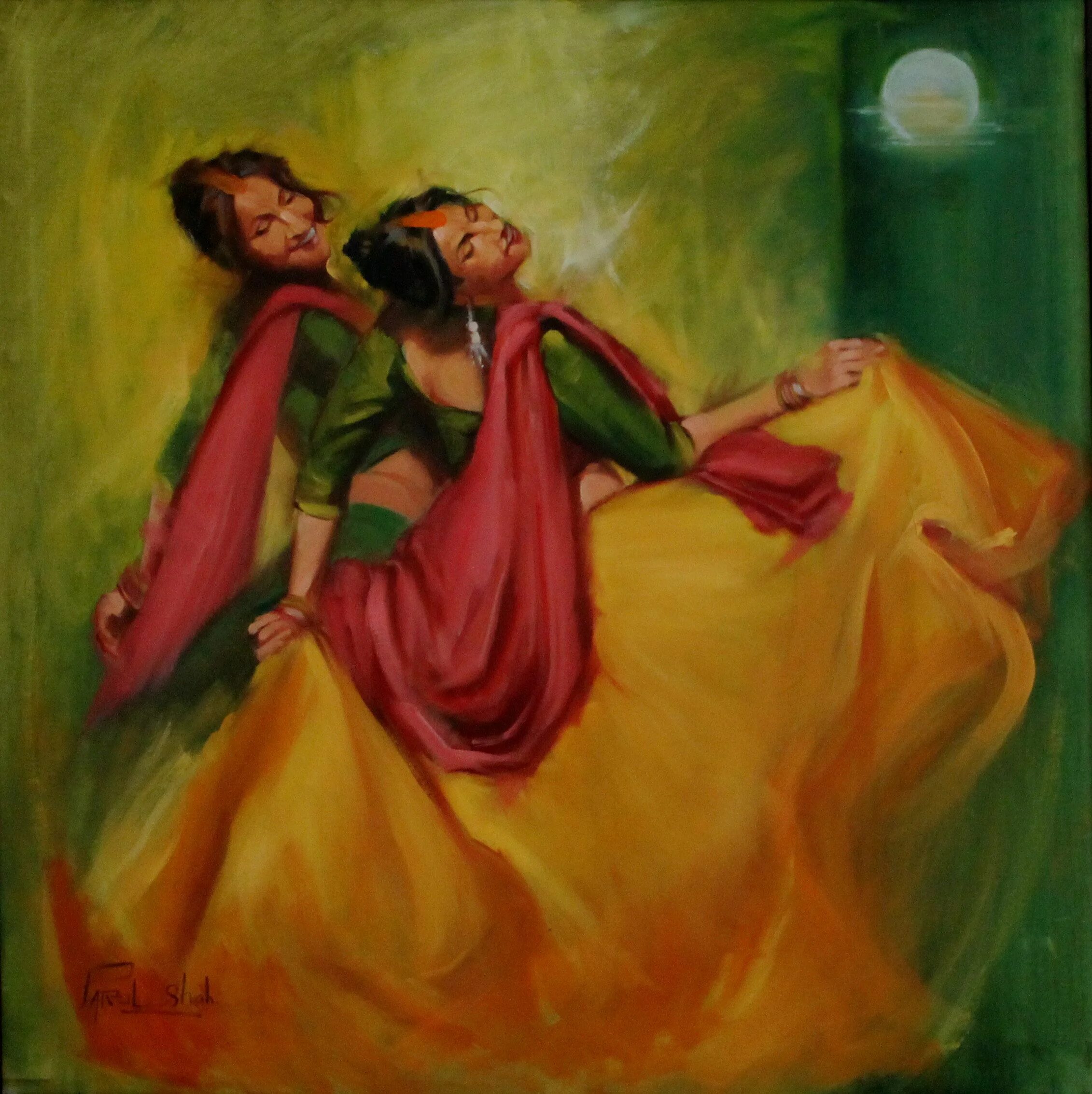 Пакистан. Балетный дирижер. Танец шахов. Художник mahnoor shah. Анна оксенгойт.