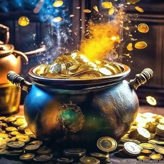 Денежный горшок для привлечения денег
