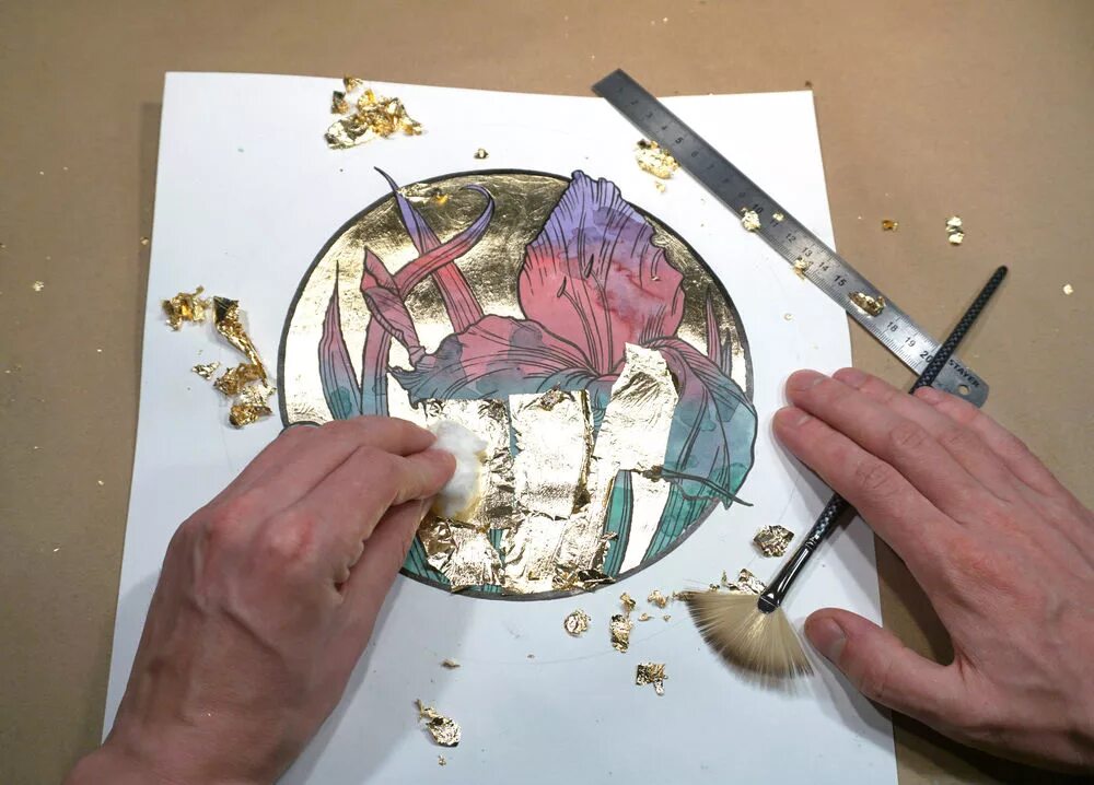 Интерьерные картины с поталью. Как рисовать поталью. Как рисовать поталью. Наталья юршина интерьерные картины. Как рисовать поталью.